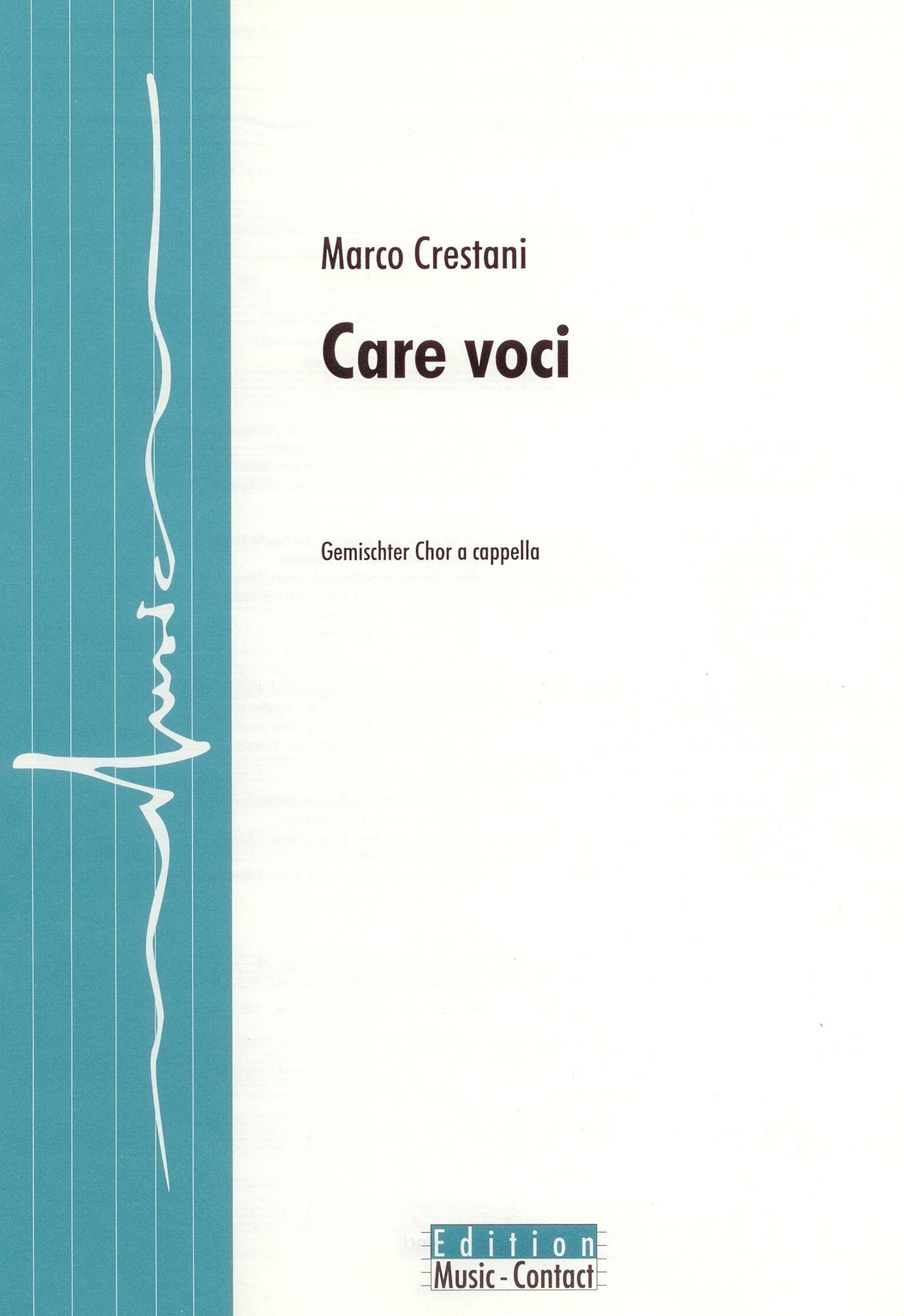 Care voci - Probepartitur zeigen